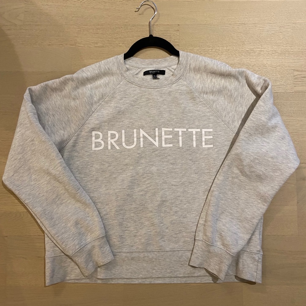 Brunette the Label Grey Sweatshirt M/L